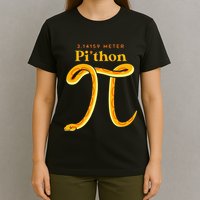 Pi Thon Funny Pi Day Ball Python Snake For Teacher T-Shirt