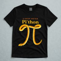 Pi Thon Funny Pi Day Ball Python Snake For Teacher T-Shirt
