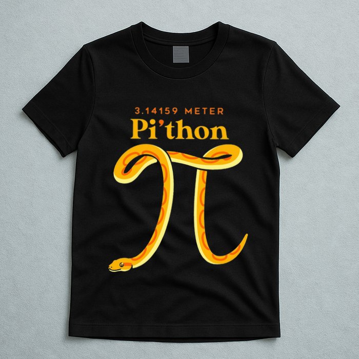 Pi Thon Funny Pi Day Ball Python Snake For Teacher T-Shirt