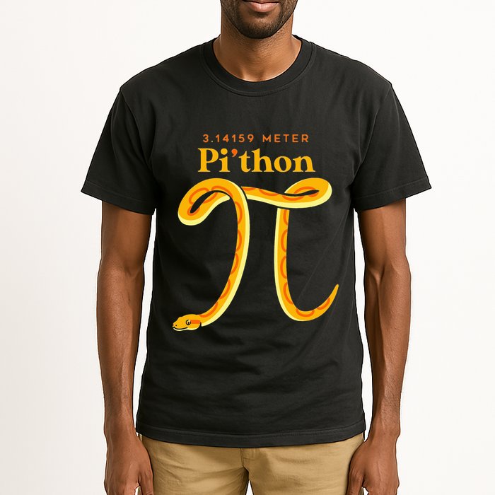 Pi Thon Funny Pi Day Ball Python Snake For Teacher Tall T-Shirt