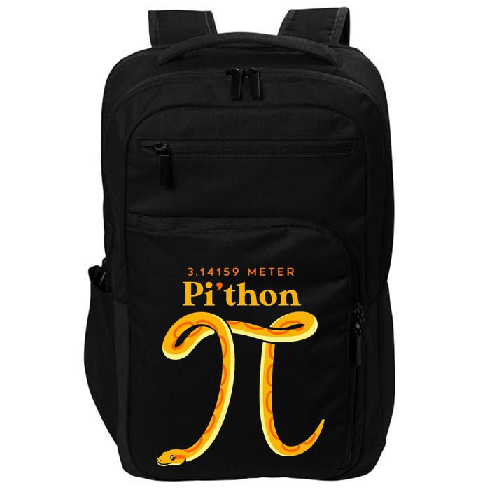 Pi Thon Funny Pi Day Ball Python Snake For Teacher Impact Tech Backpack
