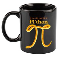 Pi Thon Funny Pi Day Ball Python Snake For Teacher 11oz C Handle Ceramic Mug