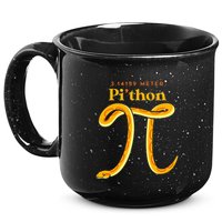Pi Thon Funny Pi Day Ball Python Snake For Teacher 15oz Campfire Ceramic Mug