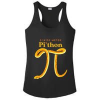 Pi Thon Funny Pi Day Ball Python Snake For Teacher Ladies PosiCharge Competitor Racerback Tank