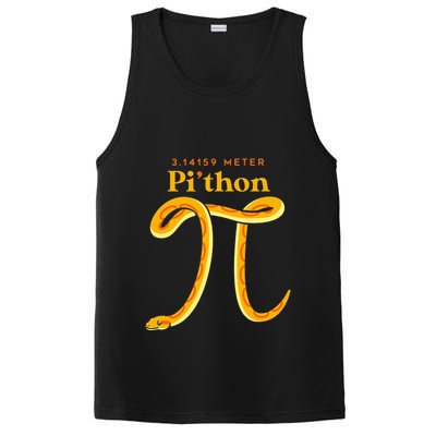 Pi Thon Funny Pi Day Ball Python Snake For Teacher PosiCharge Competitor Tank