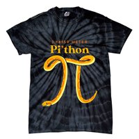 Pi Thon Funny Pi Day Ball Python Snake For Teacher Tie-Dye T-Shirt