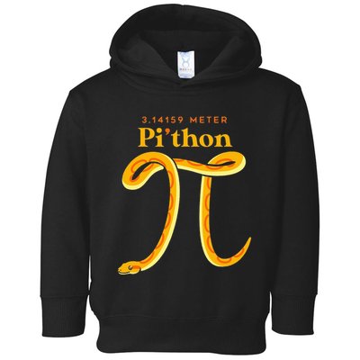 Pi Thon Funny Pi Day Ball Python Snake For Teacher Toddler Hoodie