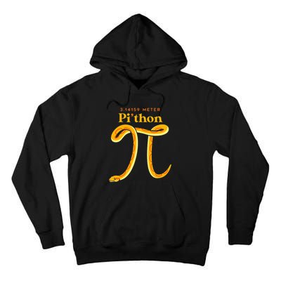 Pi Thon Funny Pi Day Ball Python Snake For Teacher Tall Hoodie