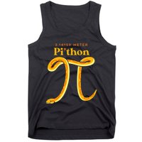 Pi Thon Funny Pi Day Ball Python Snake For Teacher Tank Top
