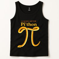 Pi Thon Funny Pi Day Ball Python Snake For Teacher Tank Top