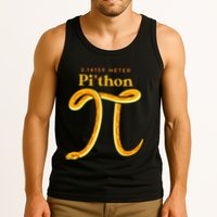 Pi Thon Funny Pi Day Ball Python Snake For Teacher Tank Top