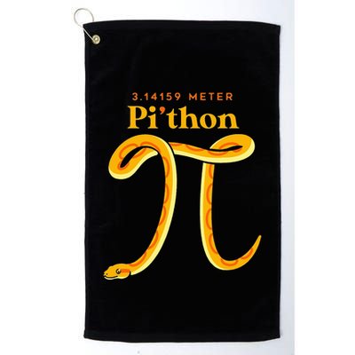 Pi Thon Funny Pi Day Ball Python Snake For Teacher Golf Towel
