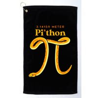 Pi Thon Funny Pi Day Ball Python Snake For Teacher Golf Towel