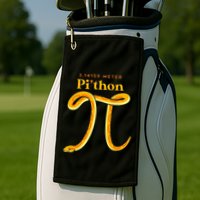 Pi Thon Funny Pi Day Ball Python Snake For Teacher Golf Towel