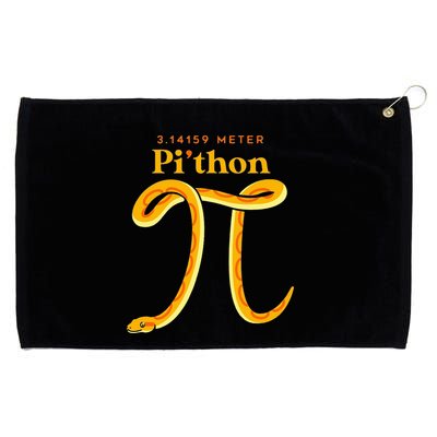Pi Thon Funny Pi Day Ball Python Snake For Teacher Grommeted Golf Towel