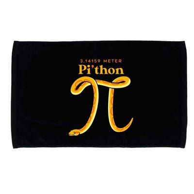 Pi Thon Funny Pi Day Ball Python Snake For Teacher Microfiber Hand Towel