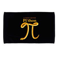Pi Thon Funny Pi Day Ball Python Snake For Teacher Microfiber Hand Towel