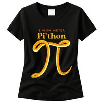 Pi Thon Funny Pi Day Ball Python Snake For Teacher Womens T-Shirt