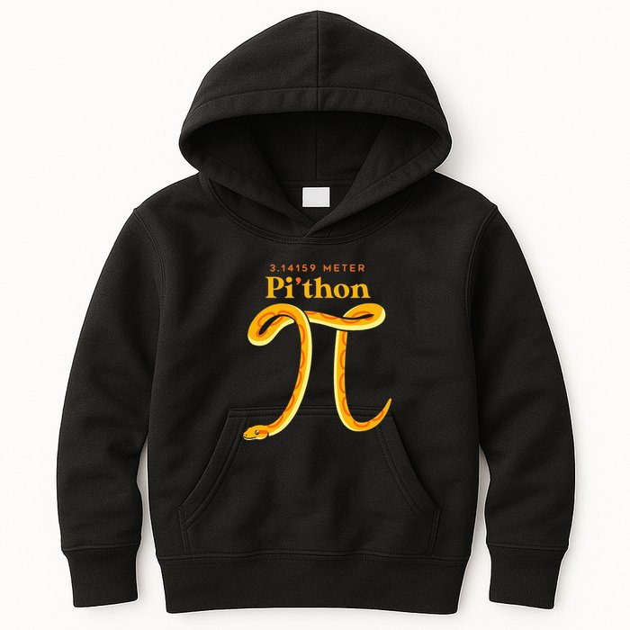 Pi Thon Funny Pi Day Ball Python Snake For Teacher Kids Hoodie