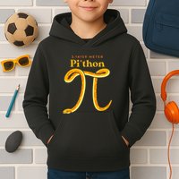 Pi Thon Funny Pi Day Ball Python Snake For Teacher Kids Hoodie