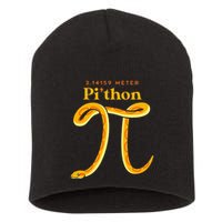 Pi Thon Funny Pi Day Ball Python Snake For Teacher Short Acrylic Beanie