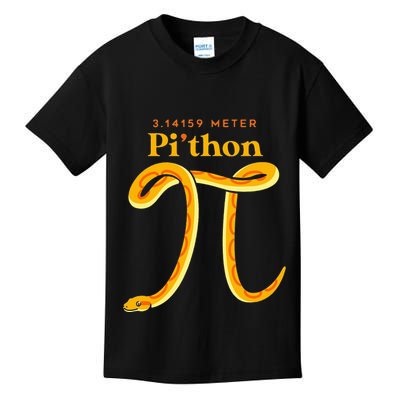 Pi Thon Funny Pi Day Ball Python Snake For Teacher Kids T-Shirt