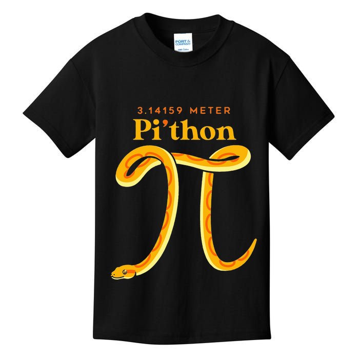Pi Thon Funny Pi Day Ball Python Snake For Teacher Kids T-Shirt