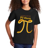 Pi Thon Funny Pi Day Ball Python Snake For Teacher Kids T-Shirt