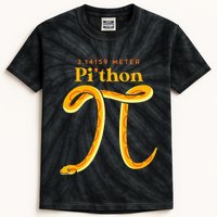 Pi Thon Funny Pi Day Ball Python Snake For Teacher Kids Tie-Dye T-Shirt