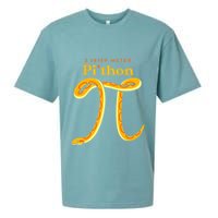 Pi Thon Funny Pi Day Ball Python Snake For Teacher Sueded Cloud Jersey T-Shirt
