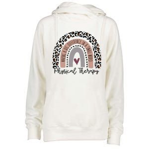 Physical Therapy Funny Physical Therapist Pt Therapist Month Womens Funnel Neck Pullover Hood