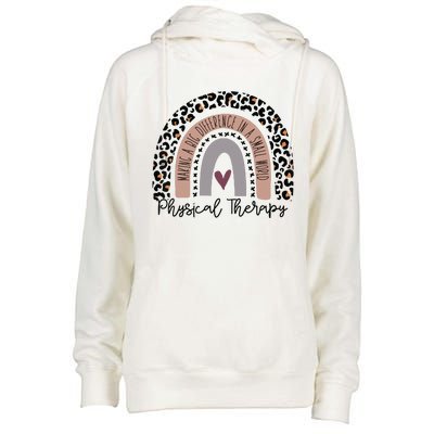 Physical Therapy Funny Physical Therapist Pt Therapist Month Womens Funnel Neck Pullover Hood