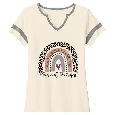 Physical Therapy Funny Physical Therapist Pt Therapist Month Ladies Halftime Notch Neck Tee