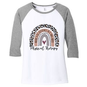 Physical Therapy Funny Physical Therapist Pt Therapist Month Women's Tri-Blend 3/4-Sleeve Raglan Shirt