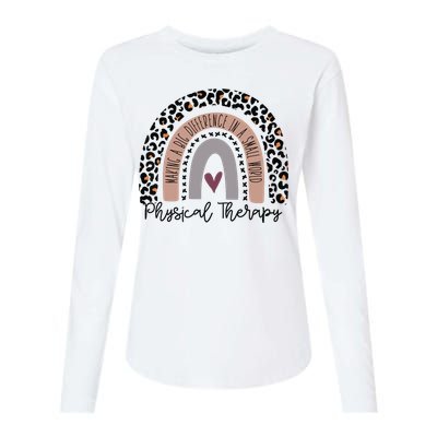 Physical Therapy Funny Physical Therapist Pt Therapist Month Womens Cotton Relaxed Long Sleeve T-Shirt