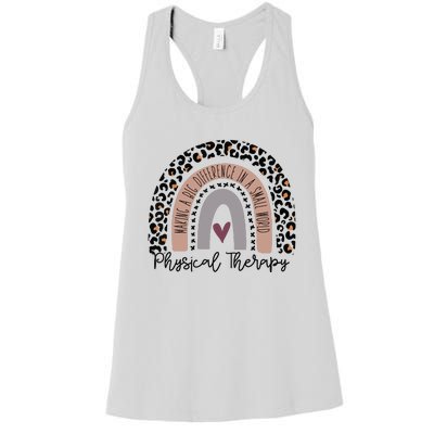 Physical Therapy Funny Physical Therapist Pt Therapist Month Women's Racerback Tank