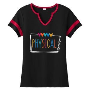 Physical Therapy Funny Physical Therapist Pt Therapist Month Ladies Halftime Notch Neck Tee