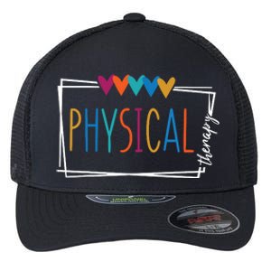 Physical Therapy Funny Physical Therapist Pt Therapist Month Flexfit Unipanel Trucker Cap