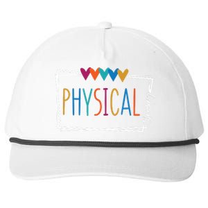 Physical Therapy Funny Physical Therapist Pt Therapist Month Snapback Five-Panel Rope Hat