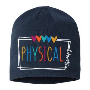 Physical Therapy Funny Physical Therapist Pt Therapist Month Sustainable Beanie