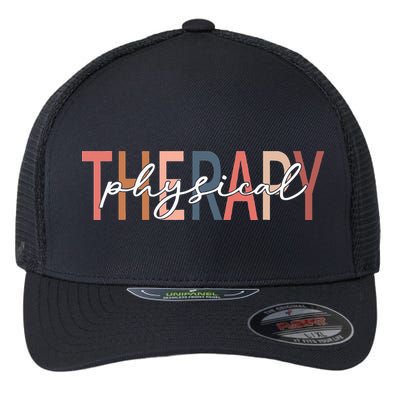 Physical Therapy Funny Physical Therapist pt therapist month Flexfit Unipanel Trucker Cap