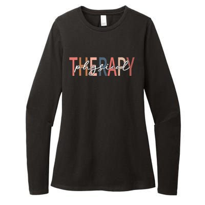 Physical Therapy Funny Physical Therapist pt therapist month Womens CVC Long Sleeve Shirt