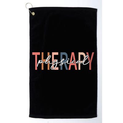 Physical Therapy Funny Physical Therapist pt therapist month Golf Towel