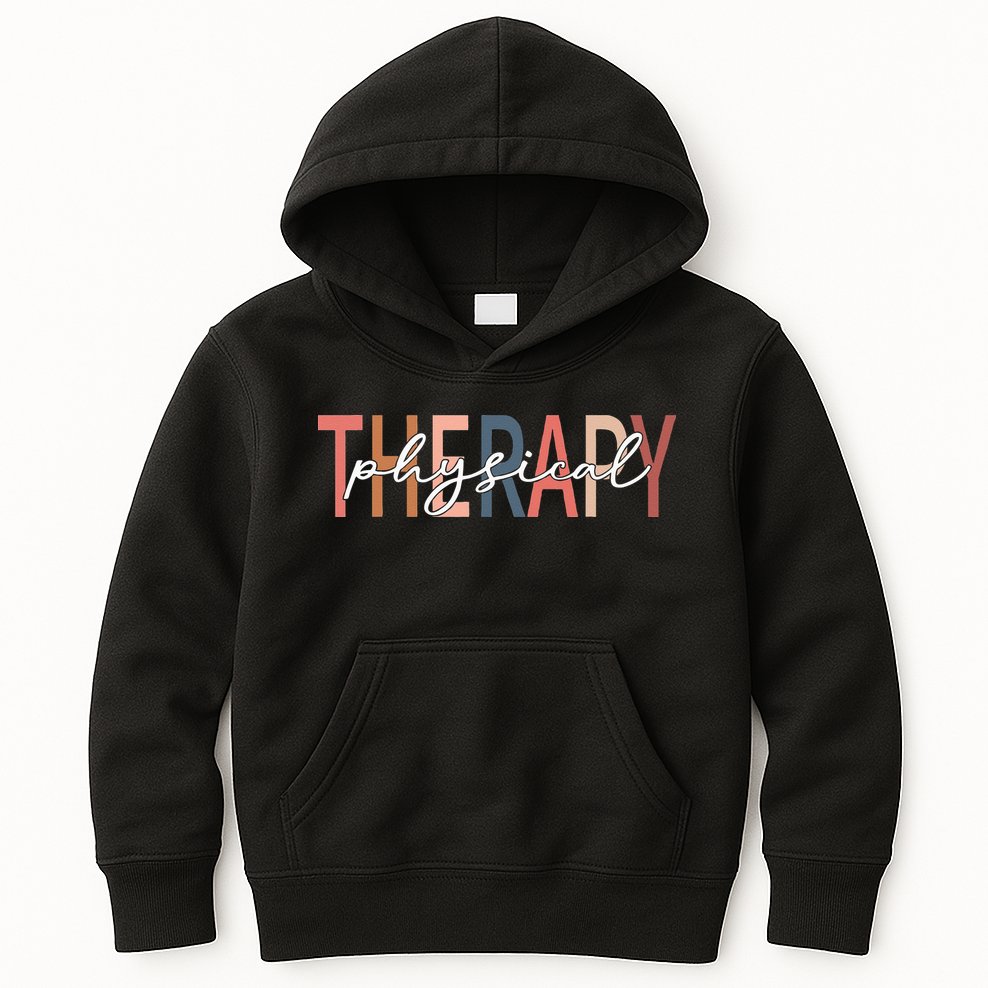 Physical Therapy Funny Physical Therapist pt therapist month Kids Hoodie