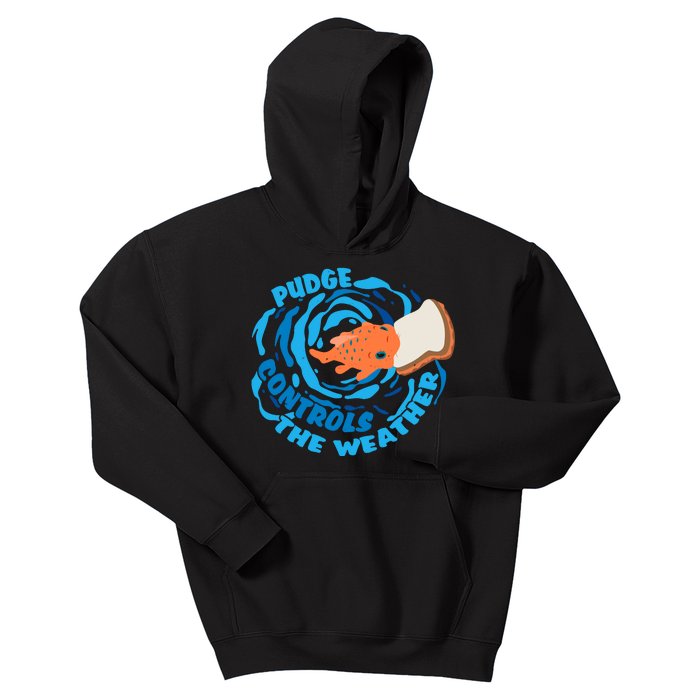 Pudge The Fish Controls The Weather Cute Funny Kids Hoodie