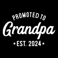 Promoted To Grandpa Est 2024 Grandparents Baby Announcement Sustainable Bucket Hat