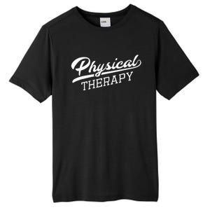 Physical Therapy Gift For Physical Therapist Tall Fusion ChromaSoft Performance T-Shirt