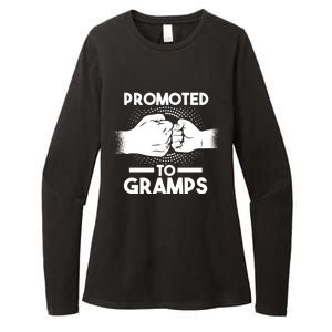 Promoted To Gramps Grandpa Cool Gift Womens CVC Long Sleeve Shirt