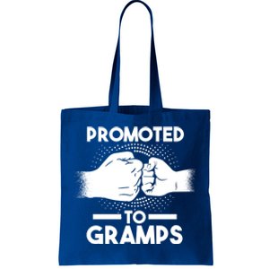 Promoted To Gramps Grandpa Cool Gift Tote Bag