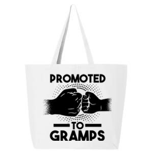 Promoted To Gramps Grandpa Cool Gift 25L Jumbo Tote